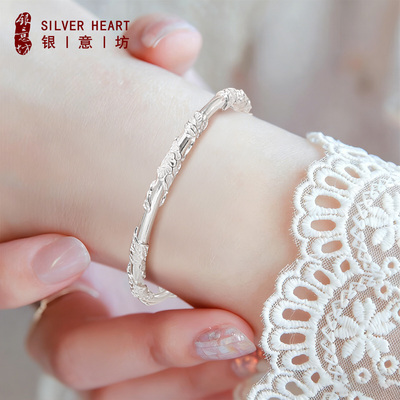 999.9足银繁花似锦手镯多款礼盒