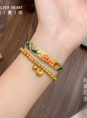 好事花生手链叠戴设计感