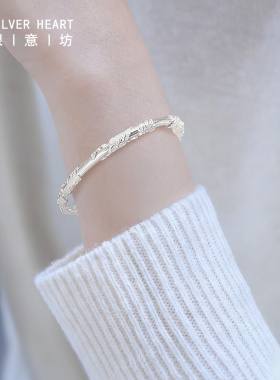 999.9足银繁花似锦手镯多款礼盒