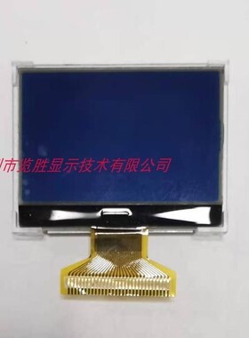COG液晶模块显示屏 LCM LCD 12864D白背光 ST7565R 48X37电量计