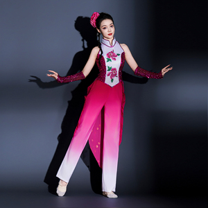 秧歌演出服女古典舞扇子舞蹈服装