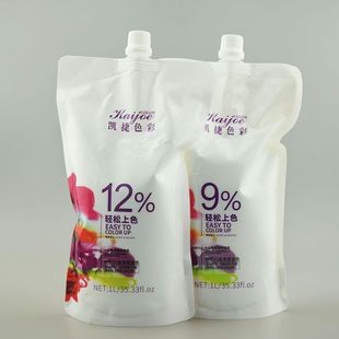 发廊染发凯捷专用卡派双氧奶理发店芳香显色乳低刺激6度9度12度