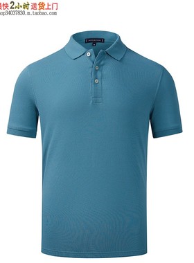 商务男士POLO衫YHC-99819夏季弹力透气纯棉短袖时尚工作服 灰绿色