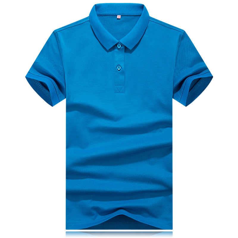 丝光情侣团体服工装POLO衫