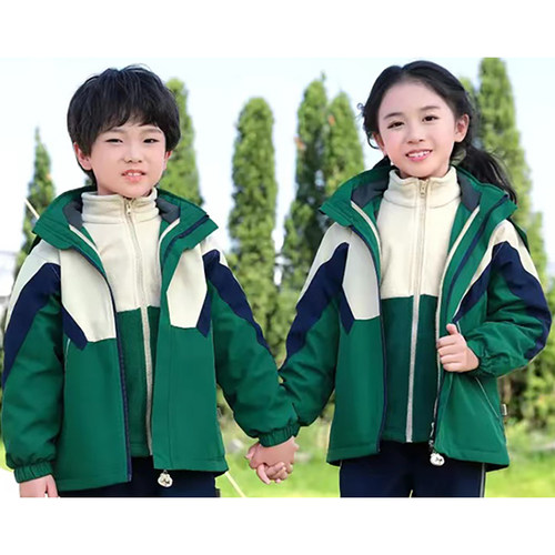 217秋冬新款中小学校拼接儿童