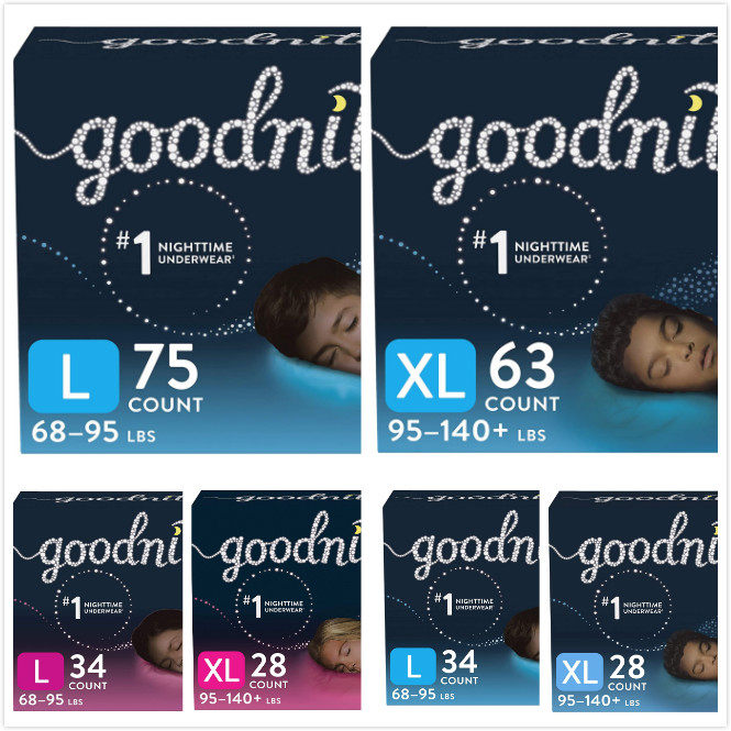 【美国代购直邮】好奇huggies goodnites 大童夜用拉拉裤纸尿裤