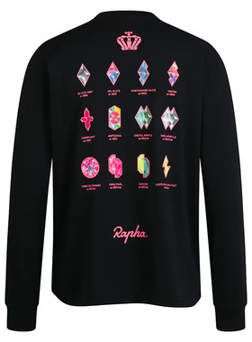 Rapha 2025 EF Long Sleeve T-shirt俱乐部骑行休闲长袖纯棉T恤