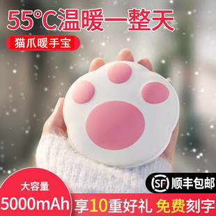 新年元旦跨年生日礼物女生送女友朋友猫爪暖手宝实用的闺蜜高级感