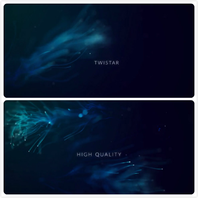 抽象唯美漂亮粒子生长特效动画ae文字标题开场模板