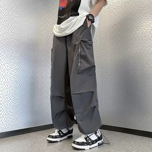 2025夏季新款男士工装裤宽松休闲裤宽松束脚裤 K65 P40图片