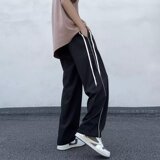 2025新款夏季潮流宽松休闲裤运动裤时尚长裤K940P35，女装休闲裤，星座1108-1