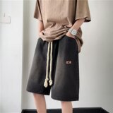 2025夏季男士休闲五分裤牛仔短裤DK1635P40，男装牛仔裤，星座1108-1