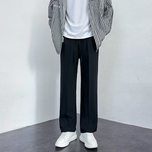 2025早秋新款男士休闲裤直筒修身修身裤 K042 P40图片