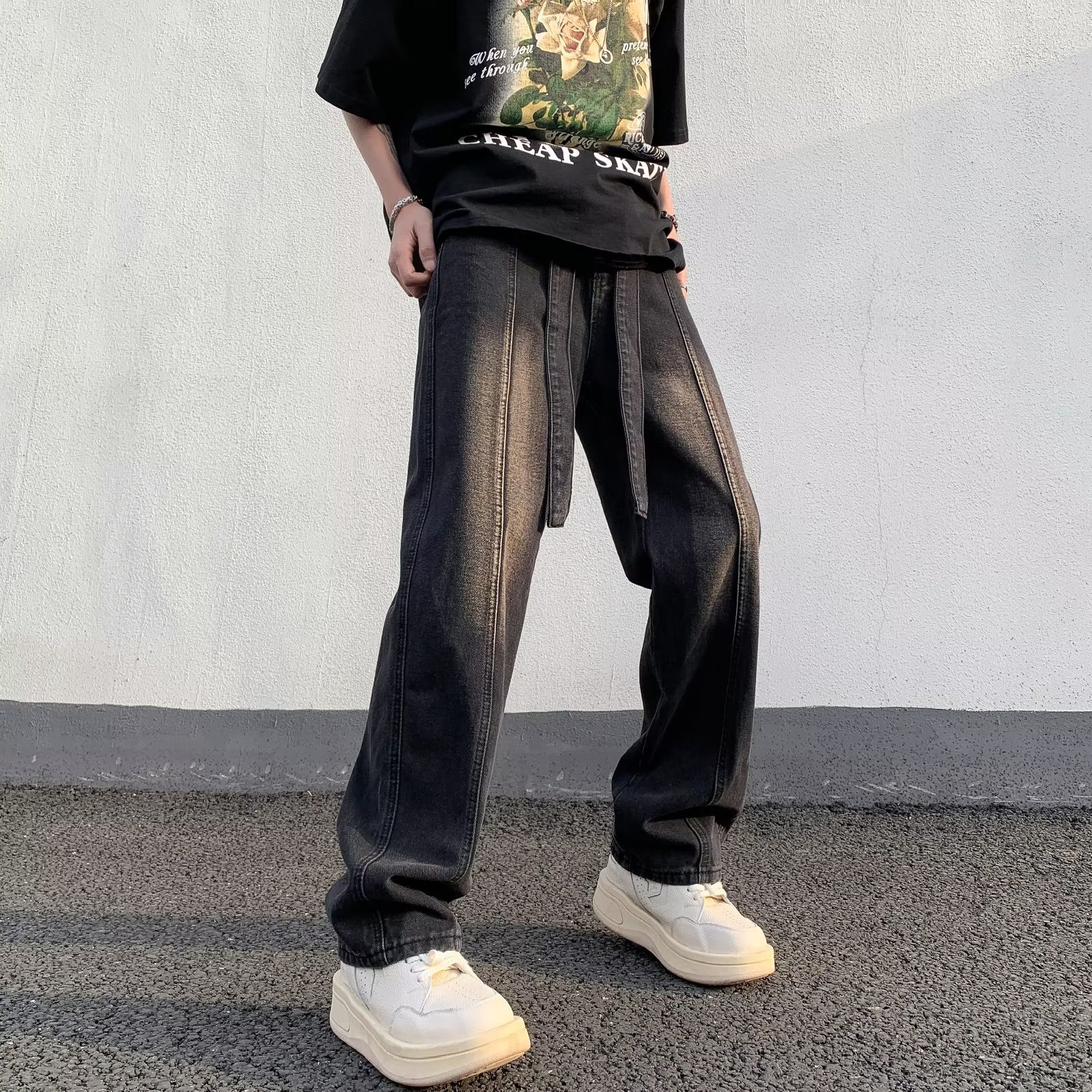 2025四季款男士直筒牛仔裤 K1703 P55图片