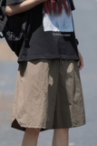 户外山系五分裤工装短裤男夏季日系cityboy阔腿直筒百搭休闲裤子，男装牛仔裤，星座1108-1