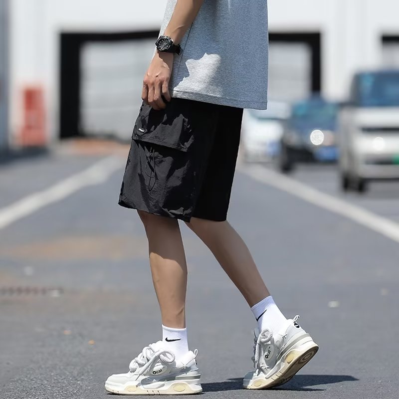 2025夏季工装短裤男士夏季薄款大码宽松休闲速干五分裤DK37P28,男装牛仔裤,星座1108-1