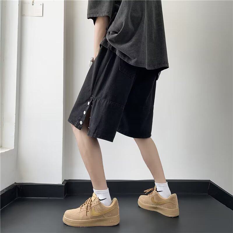 2025夏季新款男士休闲牛仔短裤五分裤中裤DK1656P40,男装牛仔裤,星座1108-1