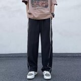 2025新款夏季潮流宽松休闲裤运动裤时尚长裤K940P35，女装休闲裤，星座1108-1