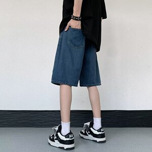 2025夏季新款男士休闲牛仔短裤五分裤中裤 DK05 P40图片