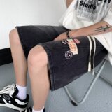 2025夏季新款男士直筒牛仔短裤DK3115P45，男装牛仔裤，星座1108-1