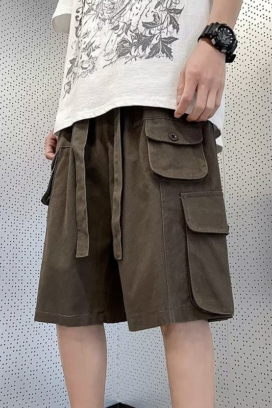 2025夏季新款男士休闲五分裤短裤工装直筒短裤DK119P42,男装牛仔裤,星座1108-1