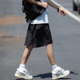 户外山系五分裤工装短裤男夏季日系cityboy阔腿直筒百搭休闲裤子，男装牛仔裤，星座1108-1