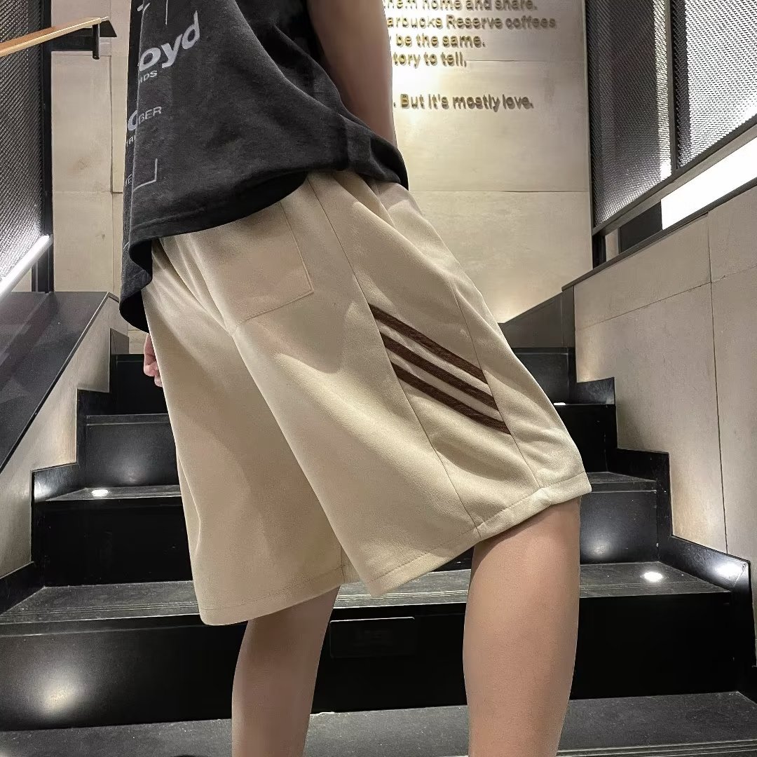 2025夏季新款免烫麂皮绒休闲短裤DK5514P30,男装牛仔裤,星座1108-1