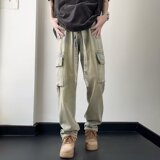 2025新款男士工装牛仔裤复古宽松休闲直筒裤K6088P55，男装牛仔裤，星座1108-1