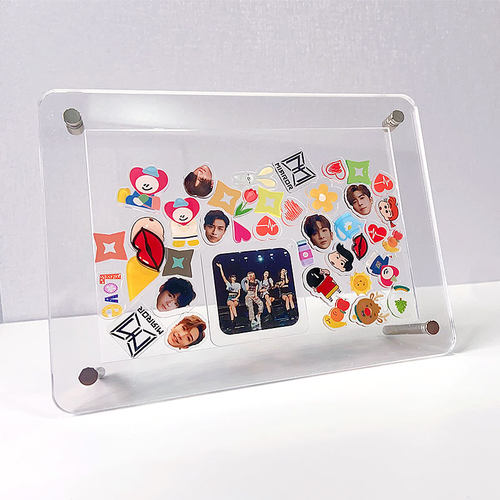 亚克力片片立牌钥匙扣展示架透明