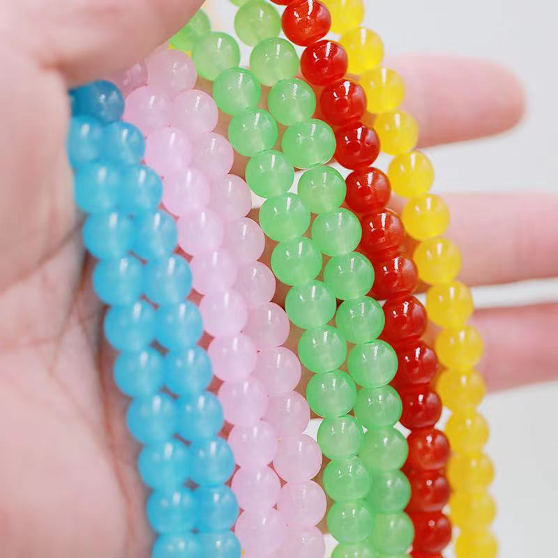 串珠散珠珠子手链diy水晶