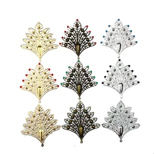 凤尾花片汉服头饰壁画供养人发冠玉兔嫦娥中国风敦煌飞天古风头冠