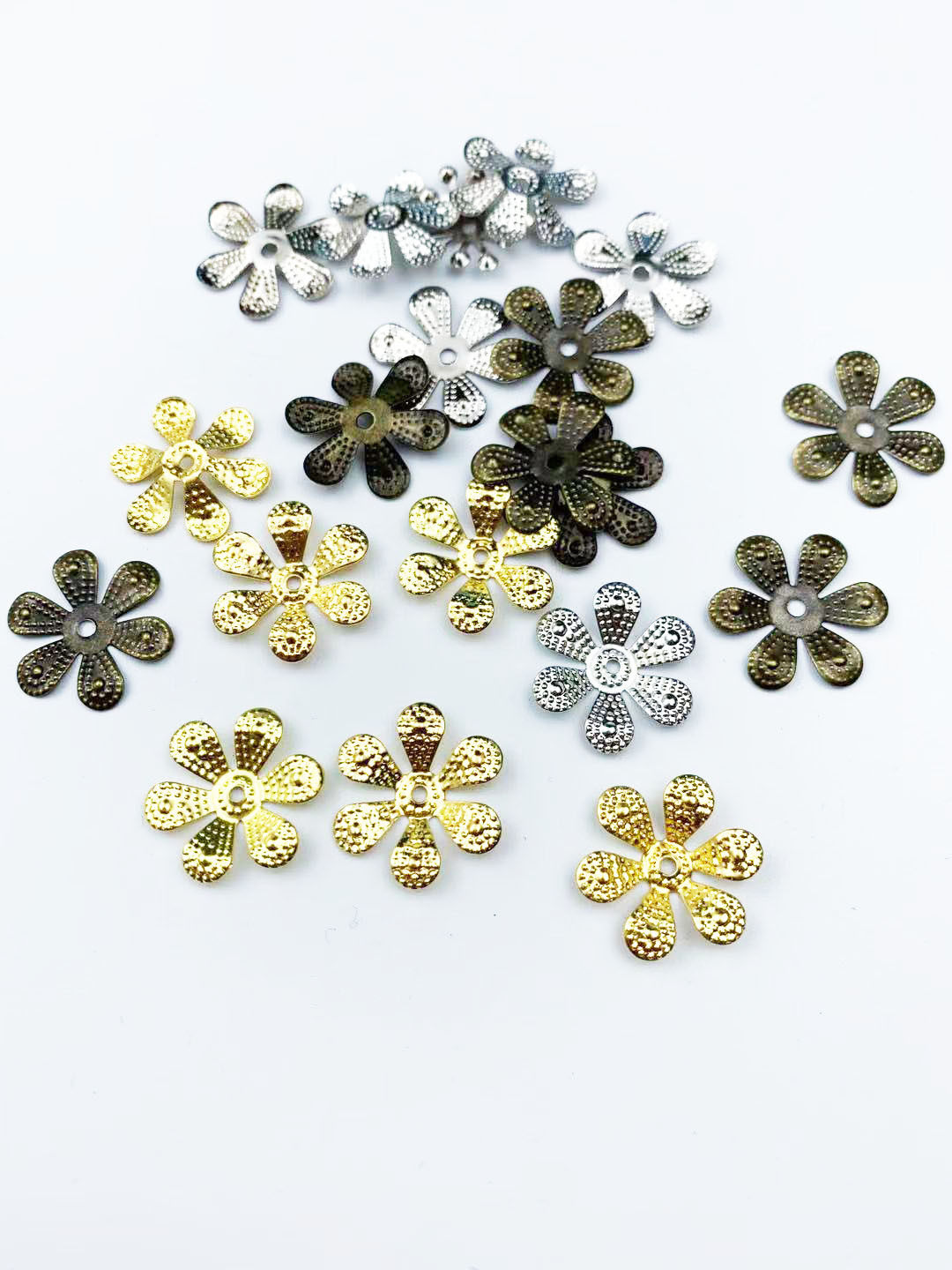 DIY饰品配件16mm六瓣花托六叶小花托珠托隔珠珠花发钗饰品材料,饰品/流行首饰/时尚饰品新,其他DIY饰品配件,淘宝优惠券,粉丝福利购,淘宝优惠卷