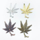 饰品配件33x41mm枫叶片金属片礼品盒包装 盒金属贴片发饰头饰配件