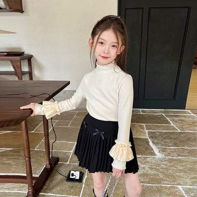 栀了成长记女童弹力打底衫