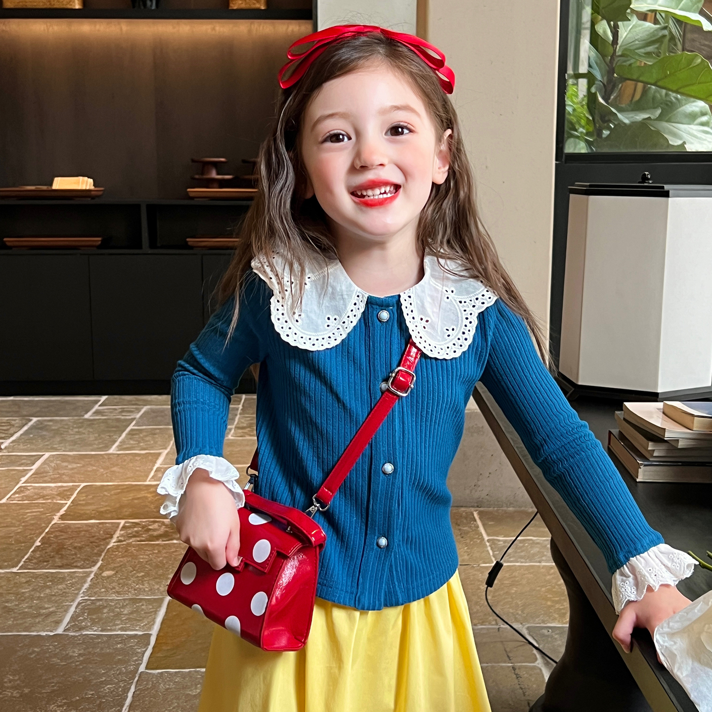 栀了成长记女童针织衫