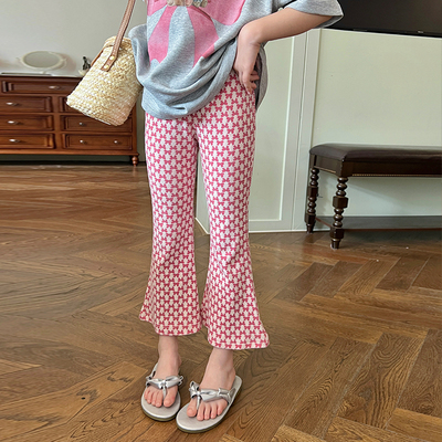 栀了成长记女童喇叭裤