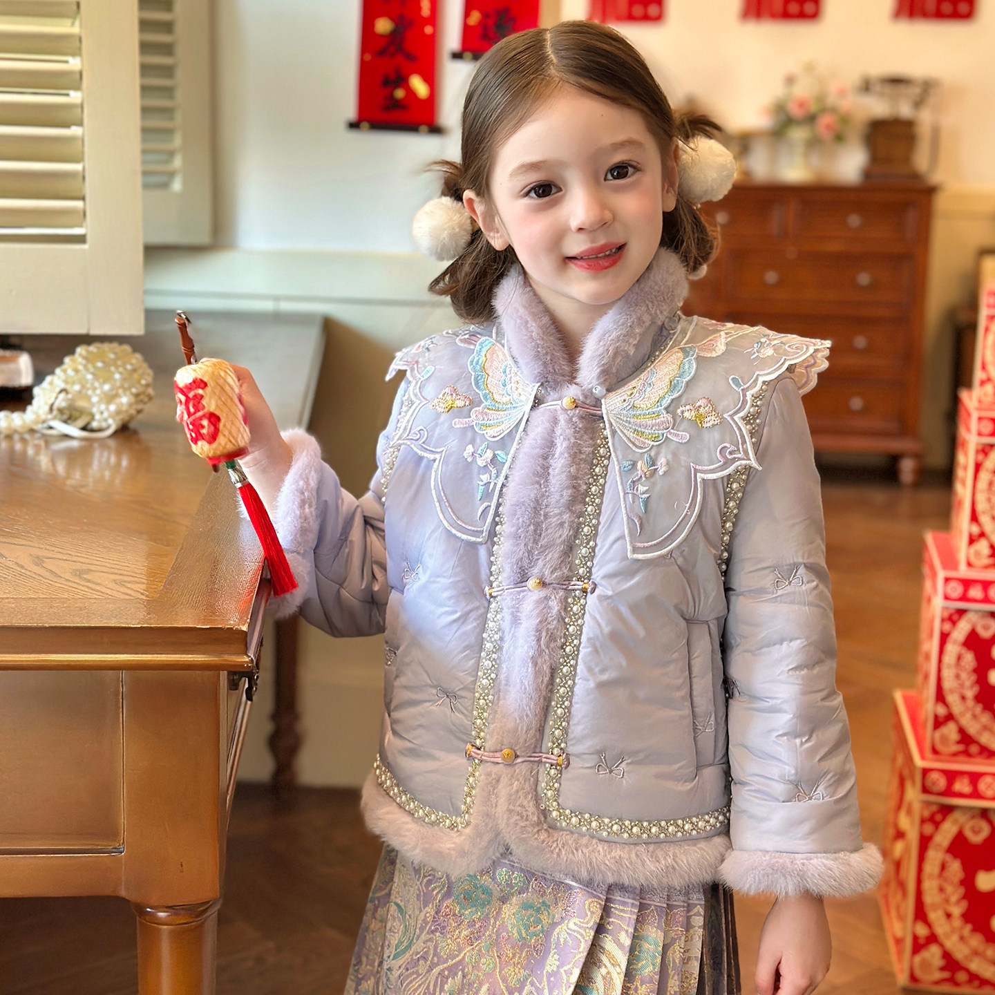 栀了成长记童装女童新中式刺绣夹棉外套2025冬季儿童国风棉服上衣,童装/婴儿装/亲子装,普通外套,淘宝优惠券,粉丝福利购,淘宝优惠卷