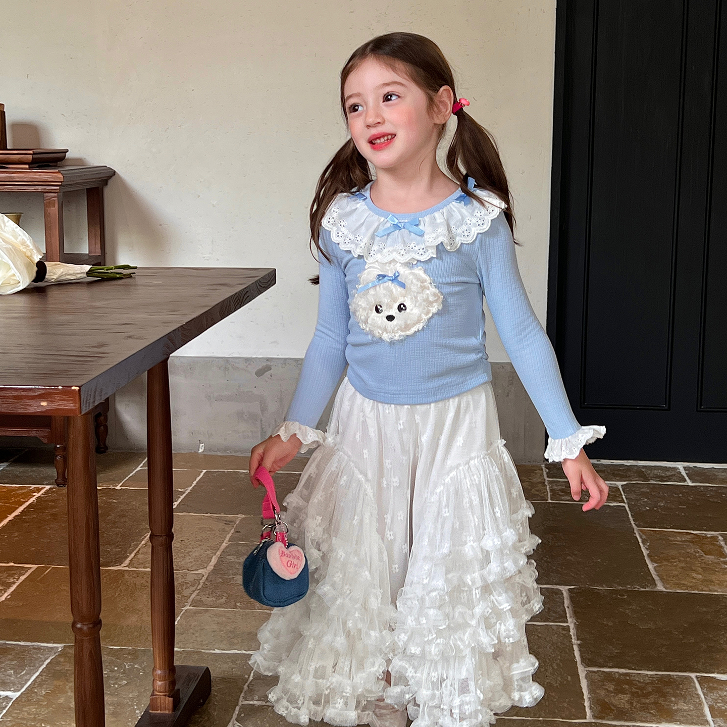 栀了成长记女童长袖上衣