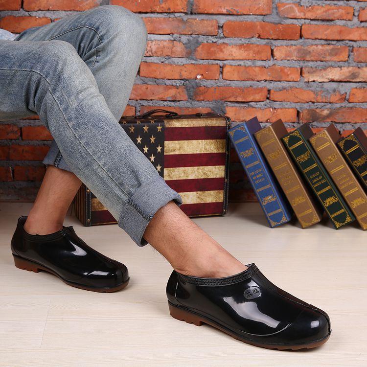Chaussures - bottes caoutchouc homme pour printemps - semelle tendon - Ref 973881 Image 4