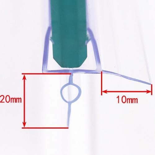 淋浴房玻璃门底部挡水条