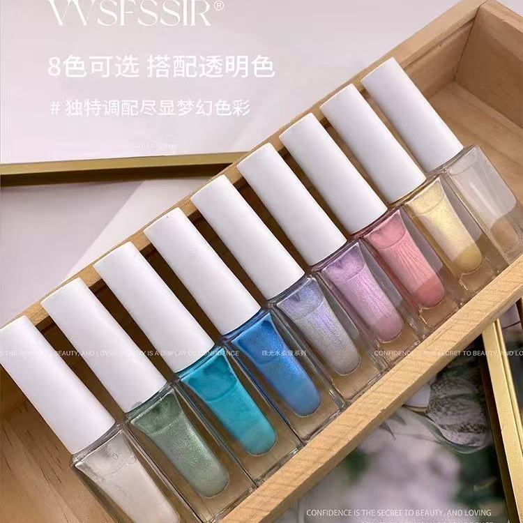 美甲珠光水彩液渐变晕染液