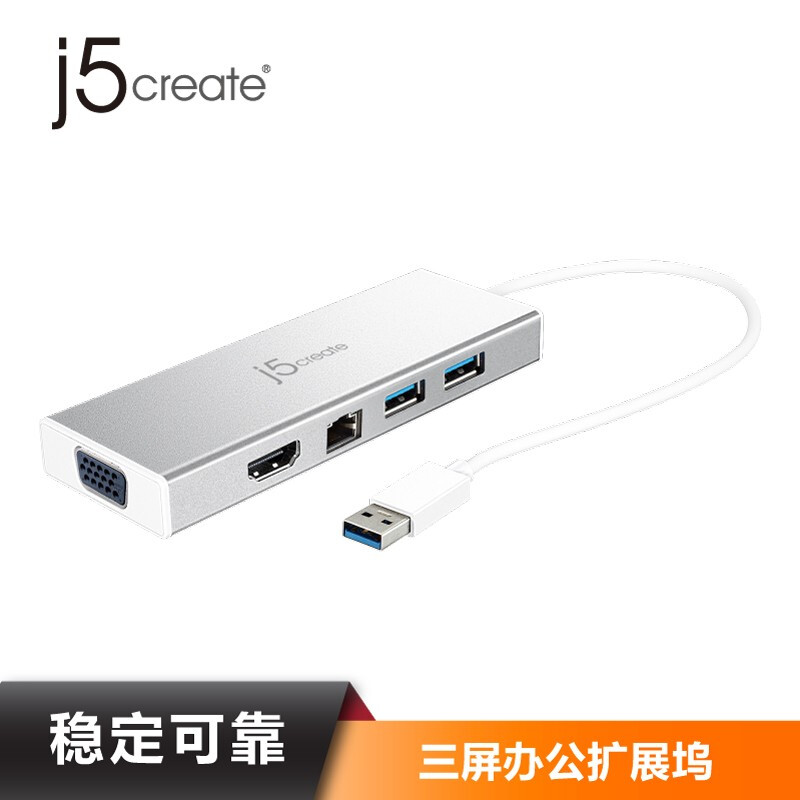j5 create JUD380 USB3.0转HDMI/V...