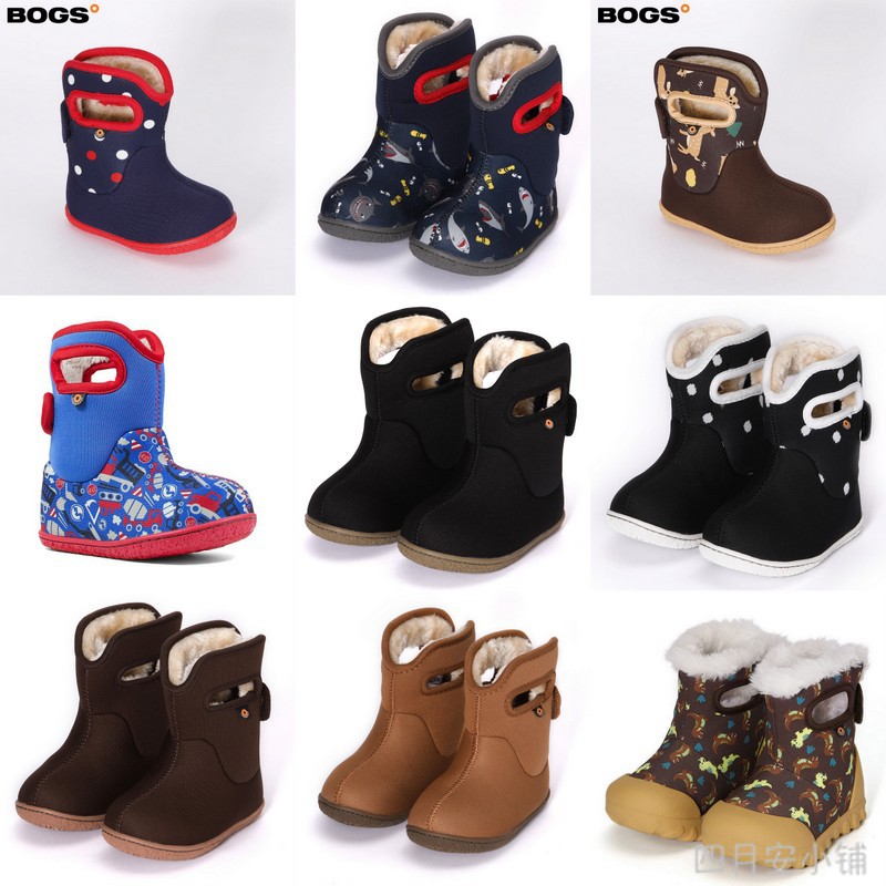 全新现货正品 bogs 男女儿童宝宝户外防水防滑短靴保暖雪地靴