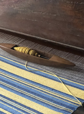 植物染色多彩横条平纹色织布纯棉围巾背心布包布料宽41cmcm