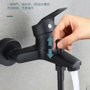 水龙头冷热混水阀淋浴花洒三联卫生间洗澡沐浴开关混合阀批发