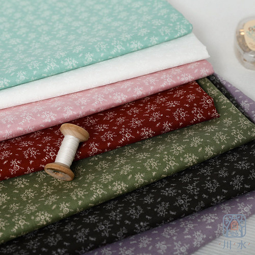 wwei日本进口有轮平纹棉布