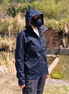 台州凯家男女同款户外软壳抓绒冲锋衣M8 IC-MAX春秋季登山服外套