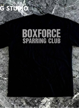 拳击短袖 拳击T恤  拳击衣服 拳击训练衣服 Boxing印花 运动短袖