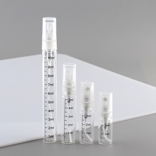 瓶小樣空瓶刻度玻璃瓶便攜噴霧瓶香水瓶瓶子 5ml10ml香水分裝