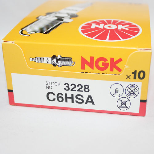 NGK火花塞C6HSA 3228适用川崎AN122 XV250 CA250 CBT125 A6TC